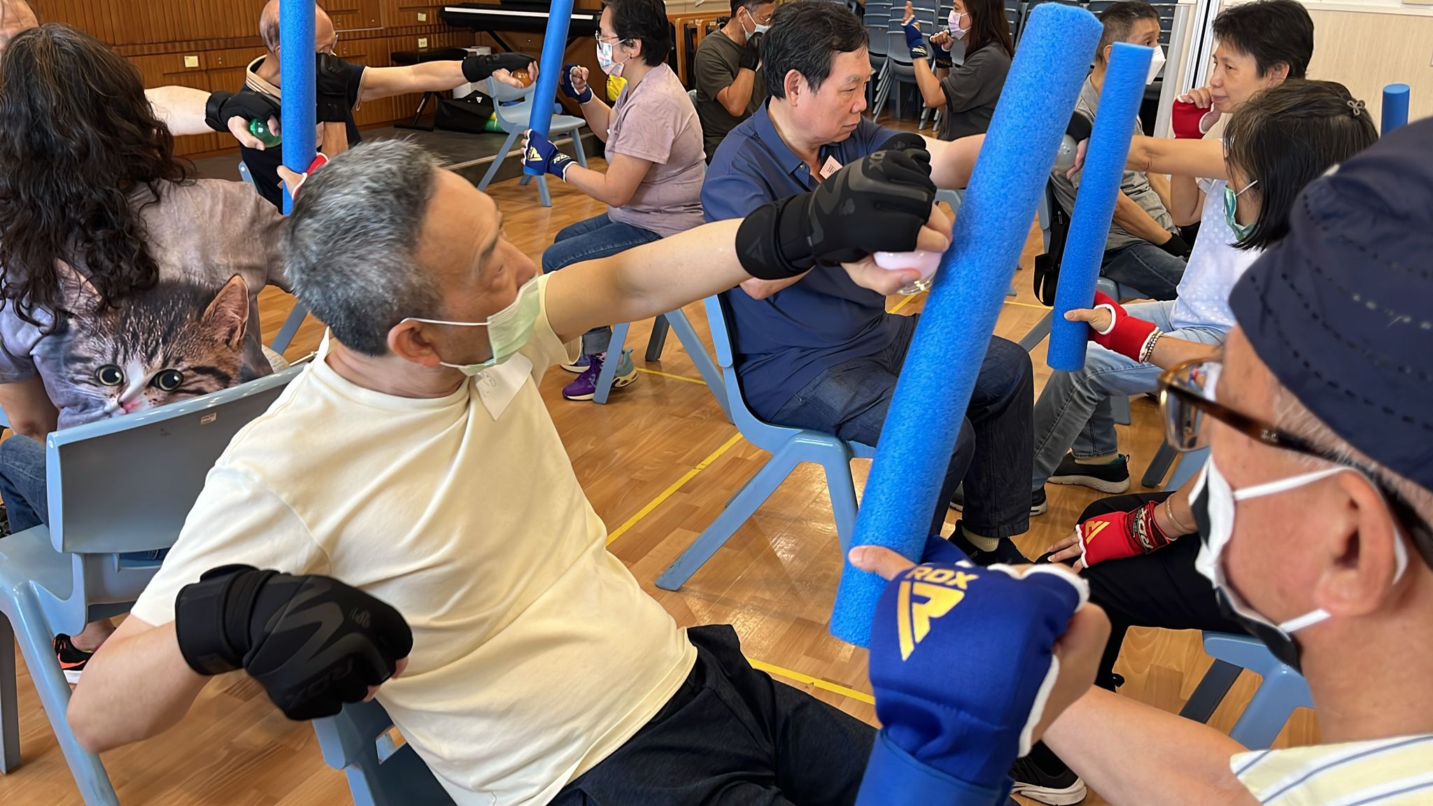 銀齡節拍非接觸式拳擊運動班