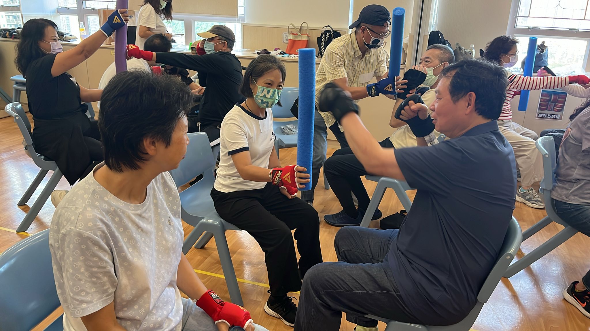 銀齡節拍非接觸式拳擊運動班